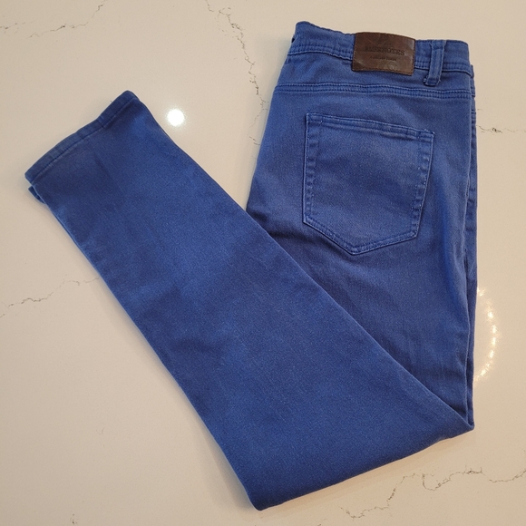 2 x Bluenotes Skinny Low Rise Jeans - Blue and Red - Women's 38 x 32 - Picture 2 of 16